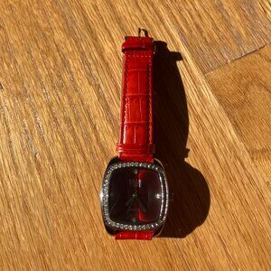 Osco Red Watch with crystals